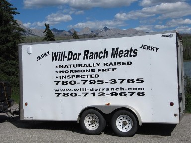 Look for our trailer near you, stock with grass fed Angus Beef, Pork, Chicken and Eggs!